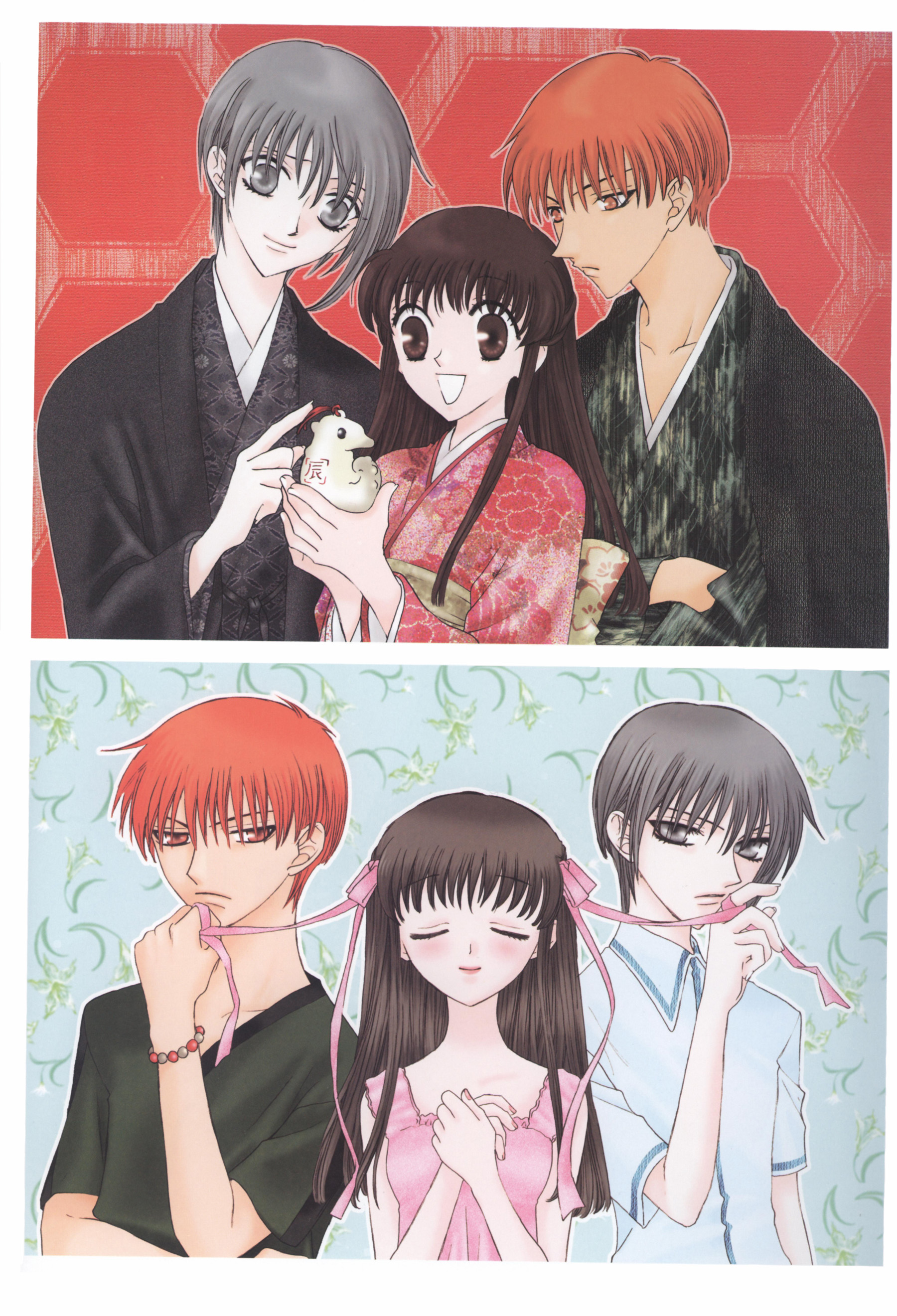 Fruits Basket Honda Tohru Sohma Kyo Sohma Yuki Kimono 18666 Yande Re